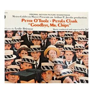 Goodbye Mr Chips Soundtrack Vinyl Record MGM Peter O'Toole Petula‎ Clark